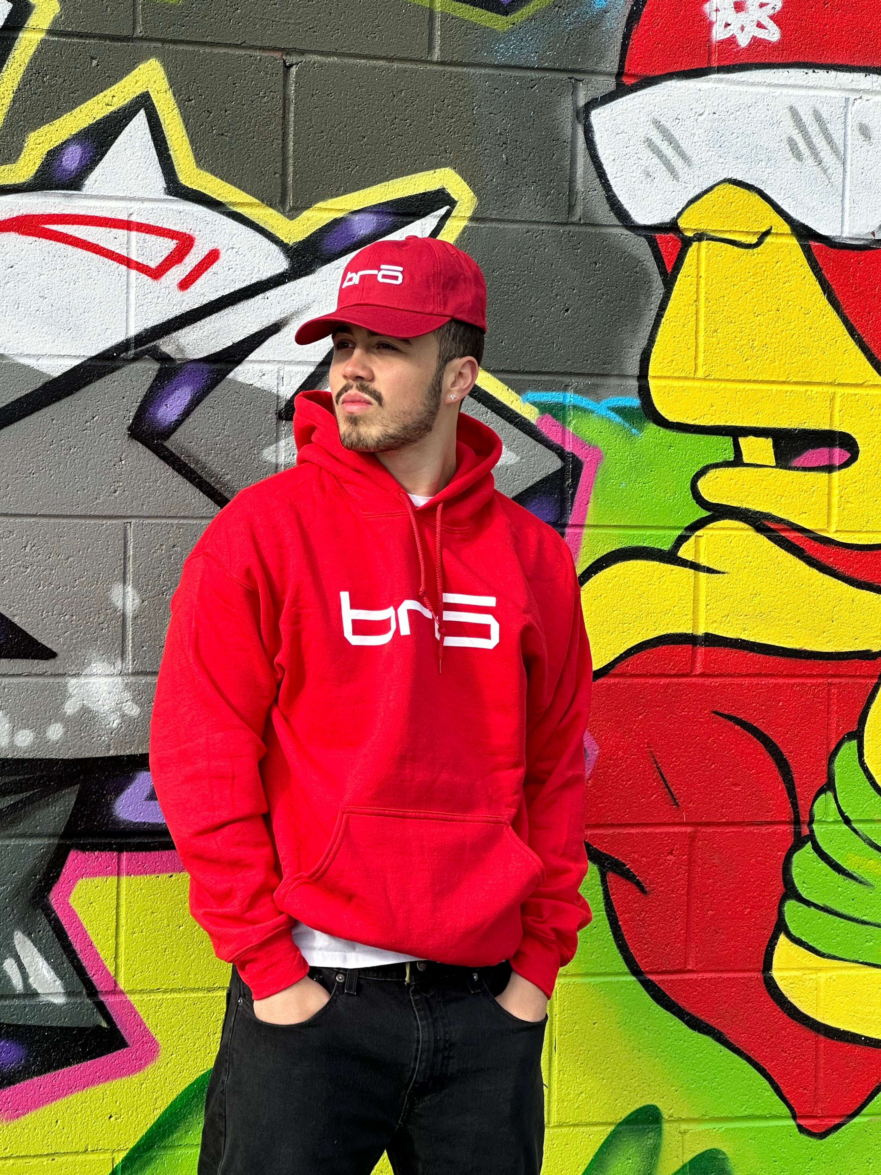 Classic BRO Hoodie | Red