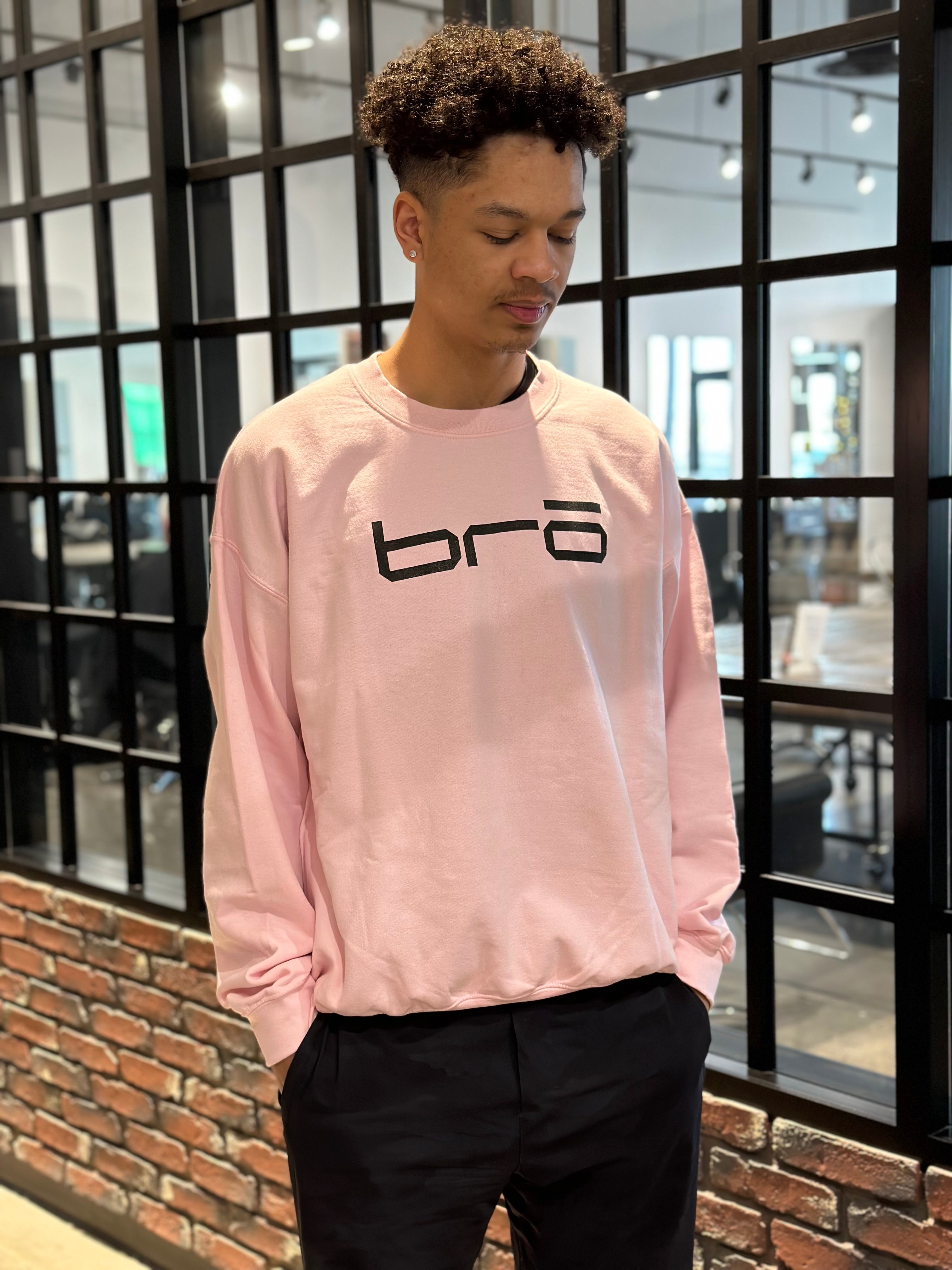 BRO Classic Pink Crewneck | Black