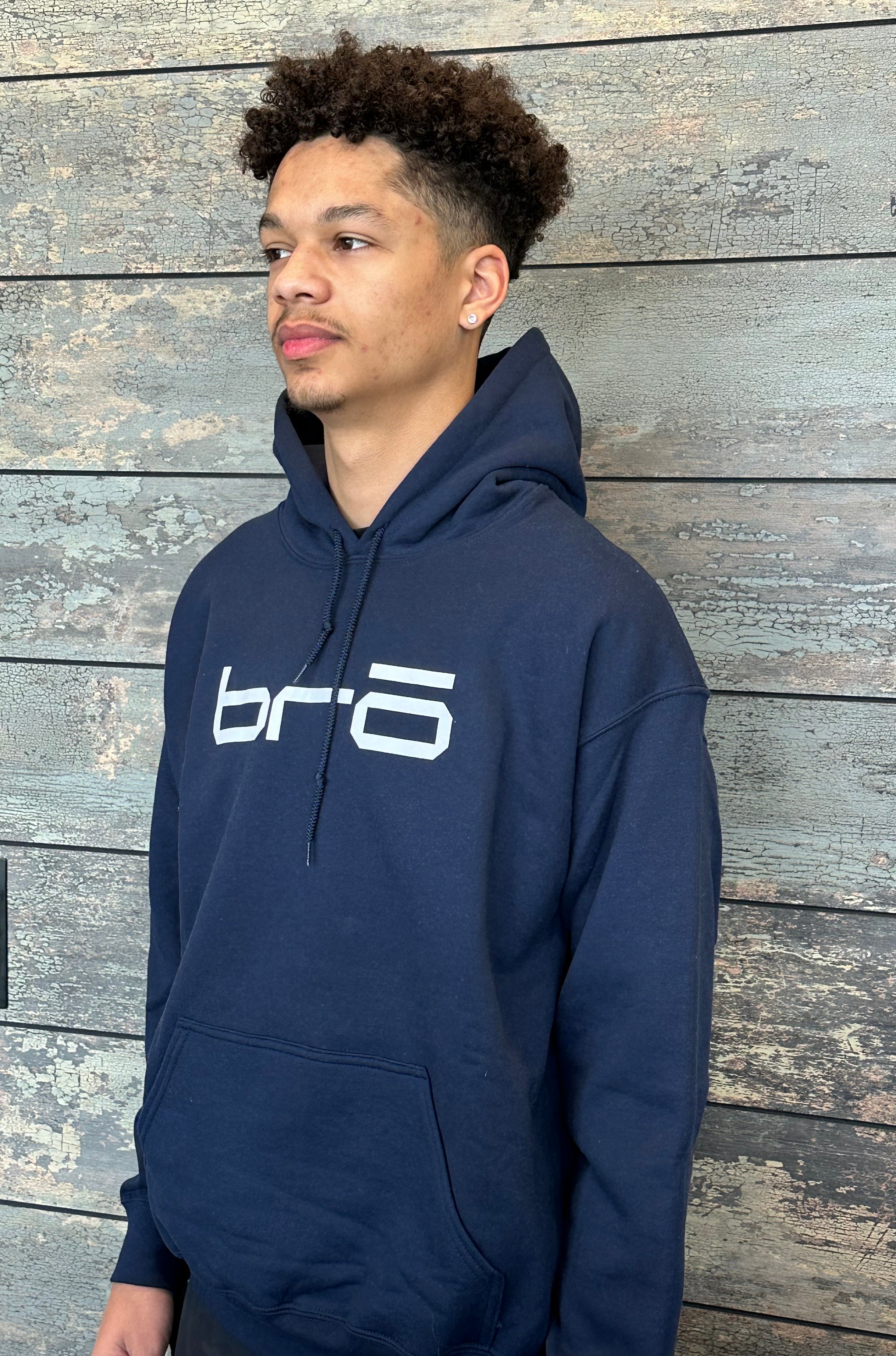 Classic BRO Hoodie | Navy