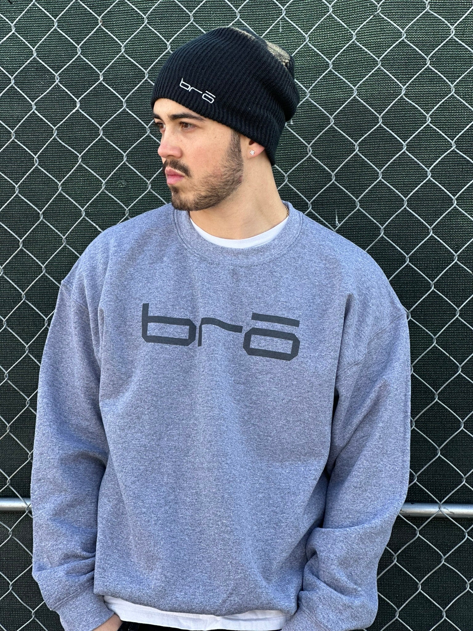 BRO Grey Classic Crewneck |  Grey