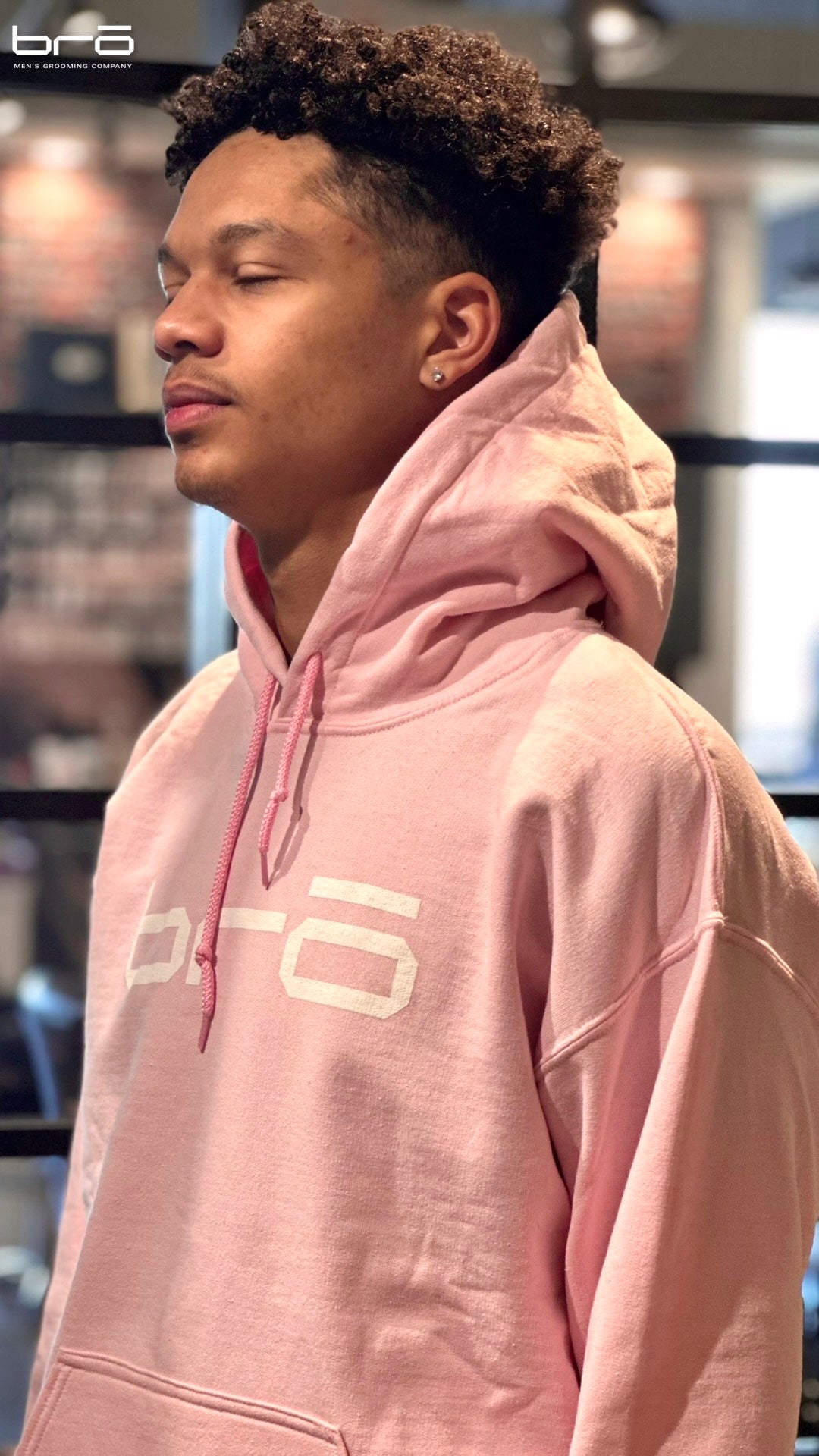 Classic BRO Hoodie | Pink