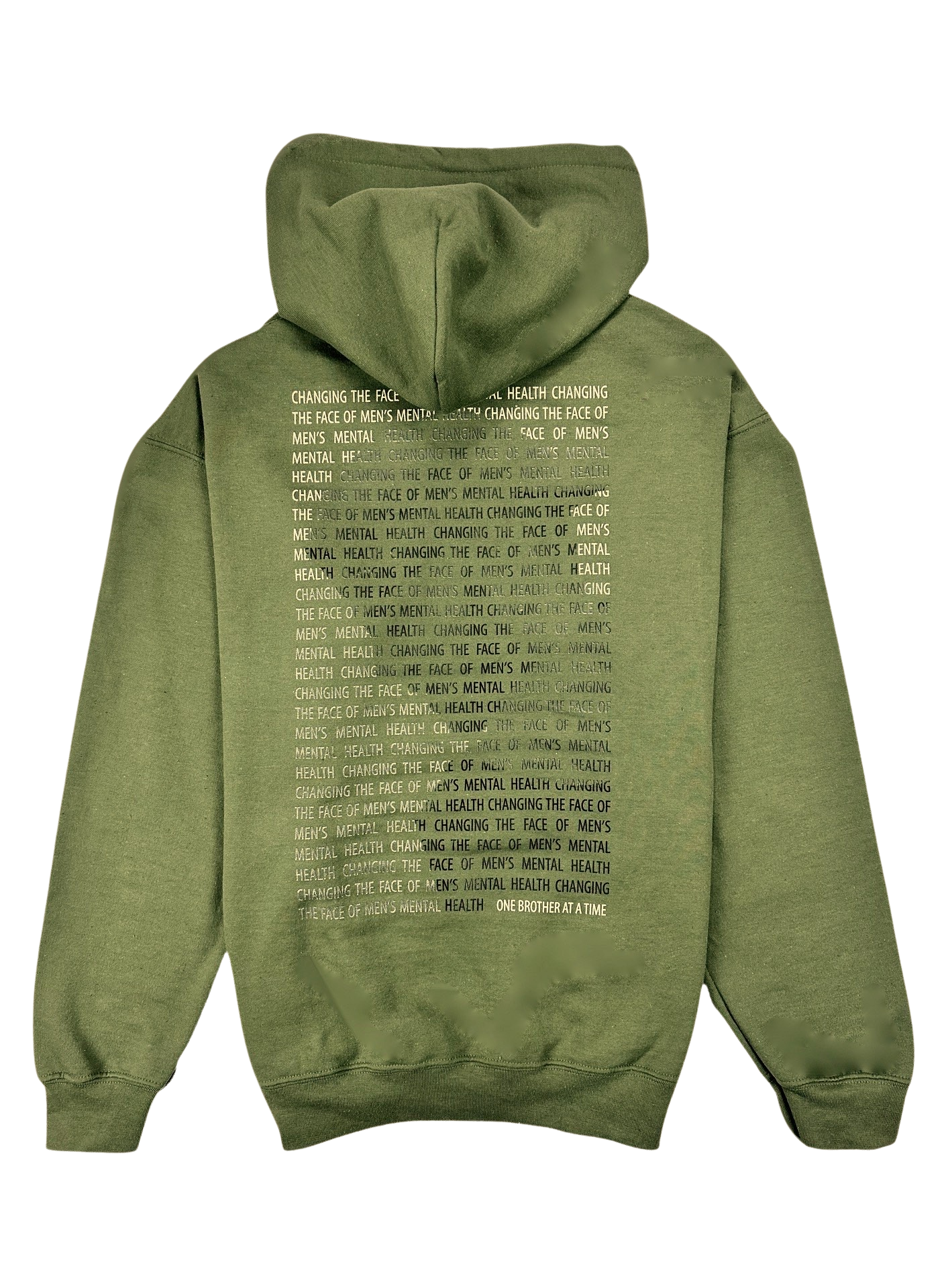 BRO "One Brother At A Time"  Hoodie | Military Green